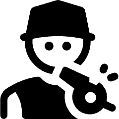 Workflow Coaching User Whistle Icon from Ultimate Bold Set