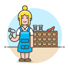 Shoes Maker 4 Illustration from UX Colors Set