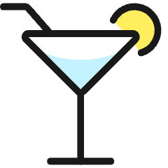 Cocktail Martini Icon from Ultimate Colors Set