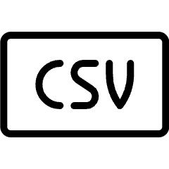 Csv Icon from Ultimate Light Set
