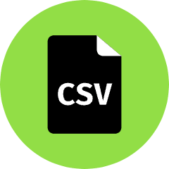 Csv File Icon from Kameleon Pop Set