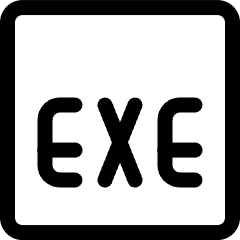 Exe 1 Icon from Ultimate Regular Set