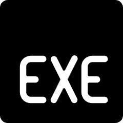 Exe 1 Icon from Ultimate Bold Set
