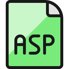 File Asp Icon from Ultimate Colors Set