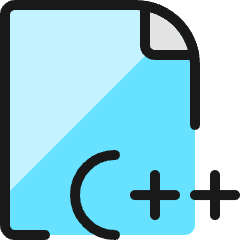 File C Plus Plus 1 Icon from Ultimate Colors Set