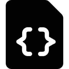 File Code 1 Icon from Ultimate Bold Set