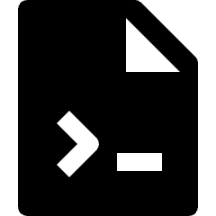 File Code 1 Icon from Nova Solid Set