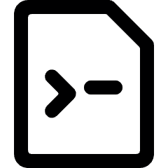 File Code 2 Alternate Icon from Ultimate Bold Set