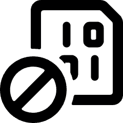 File Code Disable Icon from Ultimate Bold Set