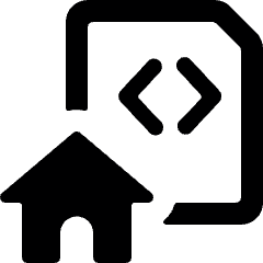 File Code Home 1 Icon from Ultimate Bold Set