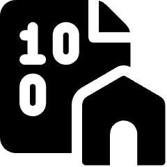 File Code Home Icon from Ultimate Bold Set