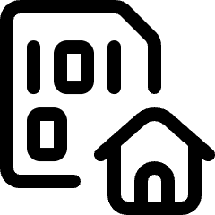 File Code Home Icon from Ultimate Regular Set