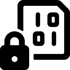 File Code Lock Icon from Ultimate Bold Set