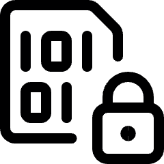 File Code Lock Icon from Ultimate Regular Set