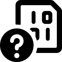 File Code Question Icon from Ultimate Bold Set