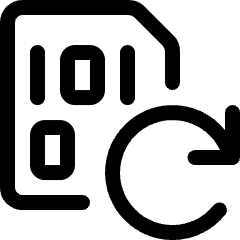 File Code Refresh Icon from Ultimate Regular Set