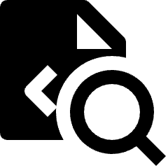 File Code Search Icon from Nova Solid Set