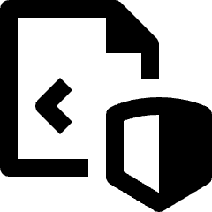 File Code Security Shield Icon from Nova Line Set