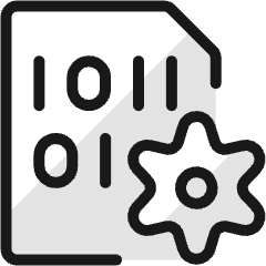 File Code Settings Icon from Ultimate Colors Set