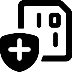 File Code Shield Icon from Ultimate Bold Set