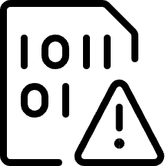 File Code Warning Icon from Ultimate Light Set