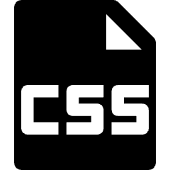 File Css Icon from Nova Solid Set