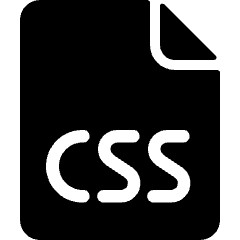 File Css Icon from Ultimate Bold Set