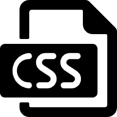 File Css 1 Icon from Ultimate Bold Set