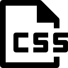 File Css Icon from Nova Line Set