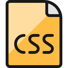 File Css Icon from Ultimate Colors Set