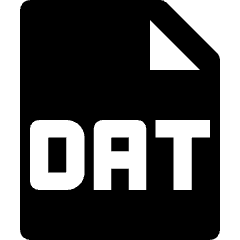 File Dat Icon from Nova Solid Set