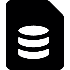 File Database Icon from Ultimate Bold Set