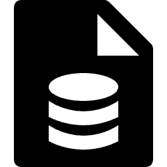 File Database Icon from Nova Solid Set