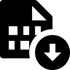 File Download Icon from Nova Solid Set