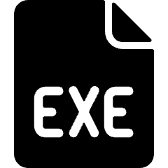 File Exe Icon from Ultimate Bold Set