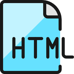 File Html Icon from Ultimate Colors Set