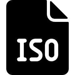 File Iso Icon from Ultimate Bold Set