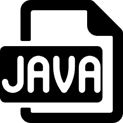 File Java 1 Icon from Ultimate Bold Set