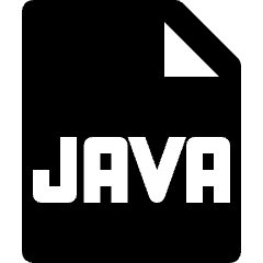 File Java Icon from Nova Solid Set