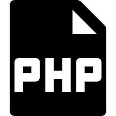 File Php Icon from Nova Solid Set