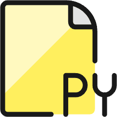 File Py 1 Icon from Ultimate Colors Set