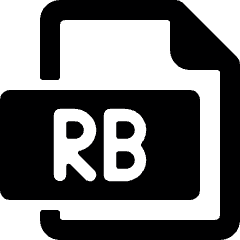 File Rb 1 Icon from Ultimate Bold Set