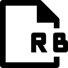 File Rb Icon from Nova Line Set