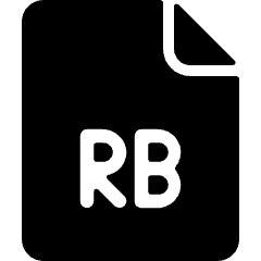 File Rb Icon from Ultimate Bold Set