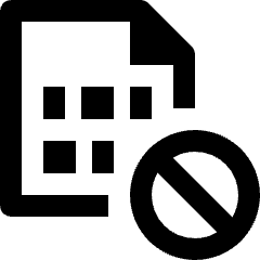 File Restric Icon from Nova Line Set