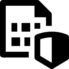 File Security Shield Icon from Nova Line Set