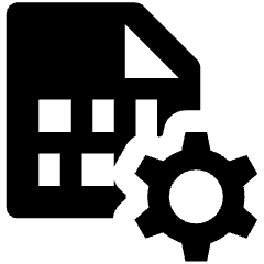 File Setting Icon from Nova Solid Set