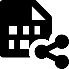 File Share Icon from Nova Solid Set