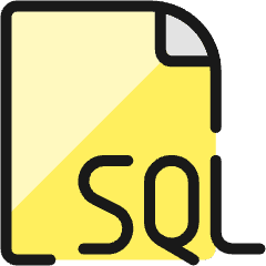 File Sql 1 Icon from Ultimate Colors Set