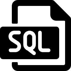 File Sql 1 Icon from Ultimate Bold Set